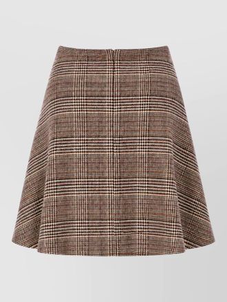 Ermanno Scervino embroidered wool mini skirt