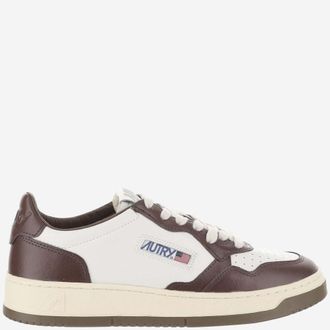 Autry Brown Medalist Low Top Sneakers