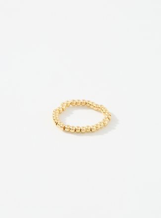 Simons Womens Metallic bead toe ring