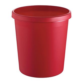 Helit Helit - Cesta De Papel 18l H331x&oslash;315mm Con Asa Borde Ku.red (por 6)