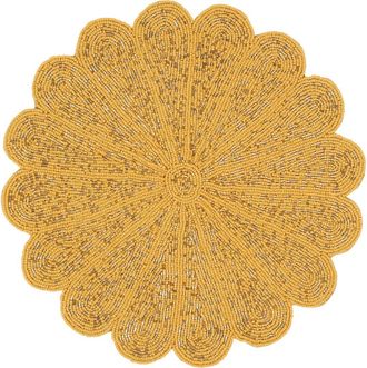 Tiramisu Sunshine Beaded Placemat in Yellow at Nordstrom Rack