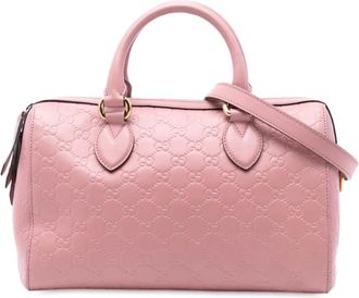 Gucci Borsa a tracolla Guccissima Boston 2016-2025 - Rosa