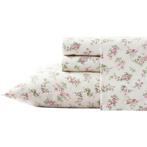Laura Ashley Kissenbezug-Set – 2-teilig, Perkal-Baumwolle, Atmungsaktiv, Vintage-Design, 51x76 Cm
