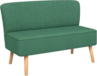 vidaXL Sof&aacute; De Tela Verde 117x55,5x77 Cm Vidaxl