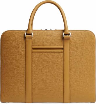 Carl Friedrik Palissy Briefcase in Mustard Yellow at Nordstrom