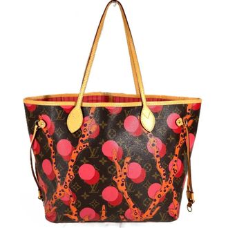 Louis Vuitton Monogram Ramages Brown Pink Monogram Shoulder Bag Tote Bag (Pre-Owned)