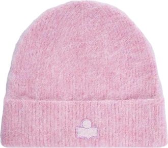 Isabel Marant Accessoires, Dames, Roze, ONE Size, Peeta Beanie