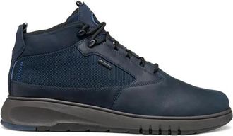 Geox U Aerantis 4X4 B ABX - Heren - Veterlaarzen - Blauw - 45 EU - Leer - Schoenen