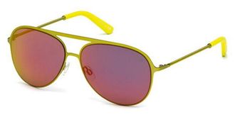 Web Eyewear WE0136 40L Mens Sunglasses Yellow Size 57