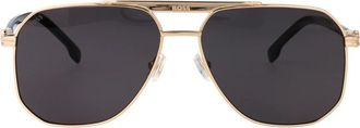 HUGO BOSS 1743/S Zonnebril - unisex - Zonnebrillen - Geel - 59 MM - Accessoires