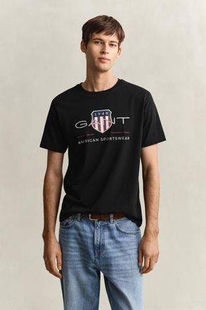 GANT Men Archive Shield T-Shirt (XXXL) BLACK