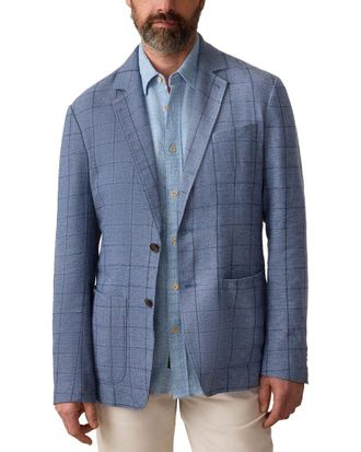 Faherty Movement Linen-Blend Blazer