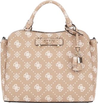 Guess Elegante Vriendin Satchel Handtas - Dames - Handtassen - Beige - ONE Size - Tassen