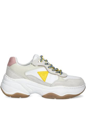 Guess Co Hapyy chunky sneakers - women - Polyester/Suede/Polyurethane/Rubber - 36 - Neutrals