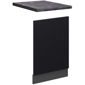 Vicco Panel Frontal Fame-line, Rayas Negras, 45 Cm, Et Antracita