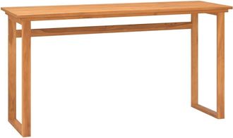vidaXL Escritorio Madera Maciza De Teca 120x45x75 Cm Vidaxl
