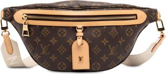 Louis Vuitton Brown Pvc Leather Sling Bag (Pre-Owned)