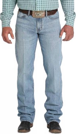 Cinch Mens Grant Relaxed Boot Cut Mid Rise Jean In Light Blue
