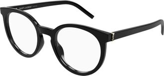 Saint Laurent Optisch Montuur - Dames - Brillen - Zwart - 52 MM - Accessoires