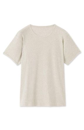 Fortela Courtney Cotton Linen Rib T-Shirt in Garza at Nordstrom, Size X-Small