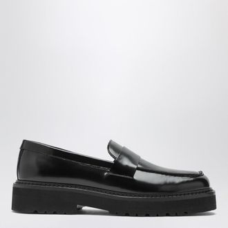 Vinny&rsquo;s Black leather Peeters moccasins