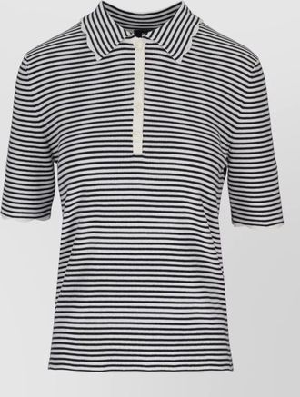 Paul Smith cotton knit short-sleeve polo top