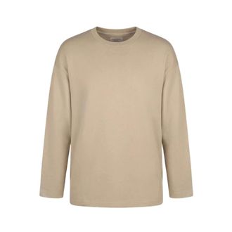 Kaptain Sunshine Sweatshirts, male, Beige, Size: 2XL Suvin Cotton Suede Tenjiku S/S Tee