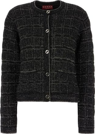 Gucci Geruit vest - Zwart