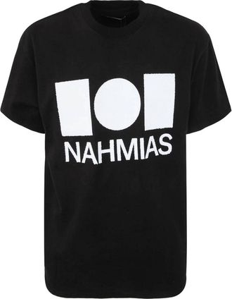 Nahmias Mens Caviar Logo T-Shirt In Black