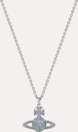 Vivienne Westwood Grace Bas Relief Pendant Necklace Silver Brass Women