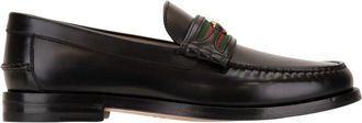Gucci Loafers - Heren - Loafers - Zwart - 40 EU - Leer - Schoenen