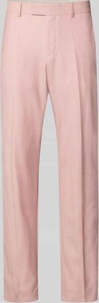 HUGO BOSS Slim Fit Anzughose aus Schurwoll-Seide-Leinen-Mix Modell H-GENIUS-B1-262 in Rosa, Gr&ouml;&szlig;e 102