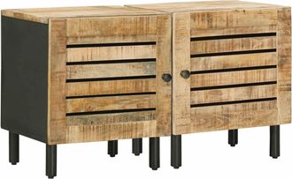 vidaXL Mesita De Noche 2 Uds. Natural 40 X 33 X 46 Cm Vidaxl
