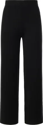 Max Mara Dames, Broeken, Zwart, Maat: L
