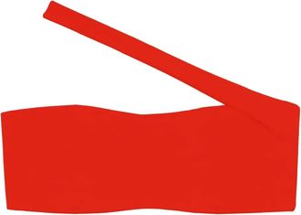 JADE Swim Halo one-shoulder bikini top - Orange