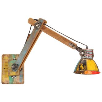 vidaXL L&aacute;mpara De Pared Estilo Industrial Redonda Multicolor E27 Vidaxl