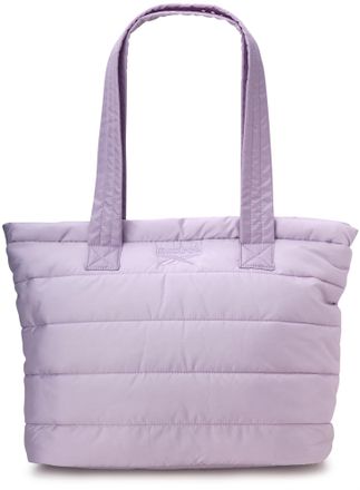 Reebok Womens Tote Bag - Lightweight Carry On Quilted Puffer Tote Bag for Travel, Work, Travel and Everyday Use, Beatrice Lavender, One Size