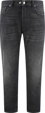 Department Five Black Mid Rise Jeans