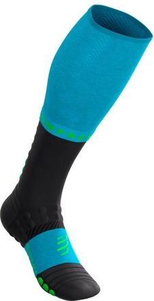 Compressport Full Socks Winter Run Kompressionssocken - Unisex | blau