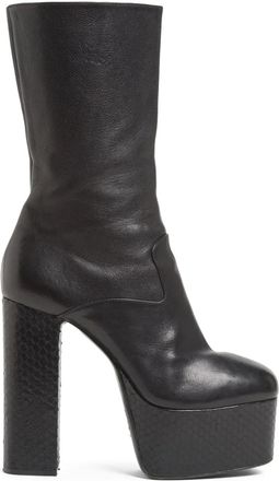 Dsquared2 platform ankle boots - men - Calf Leather/Calf Leather/Calf Leather - 42 - Black