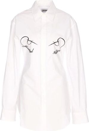 Jean Paul Gaultier Mujer, Blusas y Camisas, Blanco, Talla: M