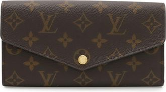 Louis Vuitton Monogram Fuchsia Monogram Long Wallet (Bi-Fold) (Pre-Owned)
