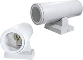 Trade Shop Trade Shop Traesio - Trade Shop - Applique Doppia Emissione A Parete Giardino Esterno Ip55 Portalampada Gu10 Es01 - Grey