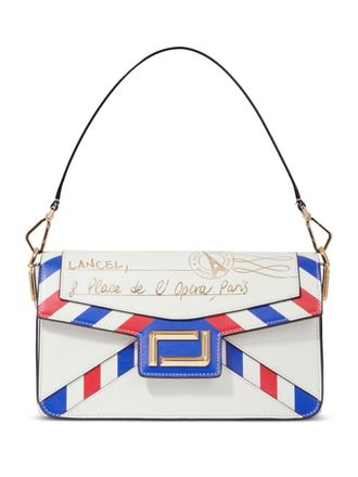 Lancel medium leather cross bag - White