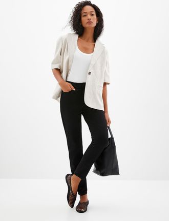 Contemporaine Womens Sleek stretch jean Fit: Slim leg, regular rise