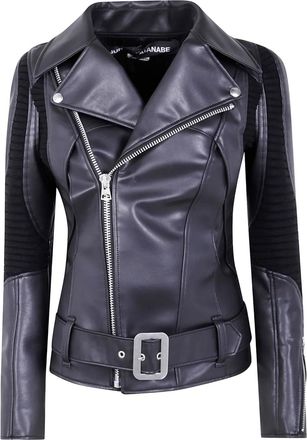 Junya Watanabe Giacca biker con fibbia - Nero