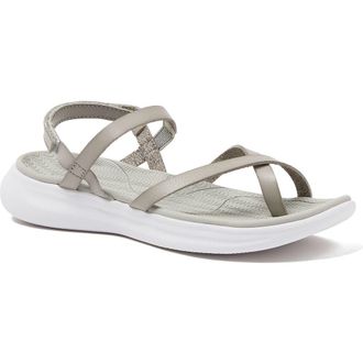 Lands End All Day Comfort Strap Sandals in Moonstruck Gray at Nordstrom, Size 9.5