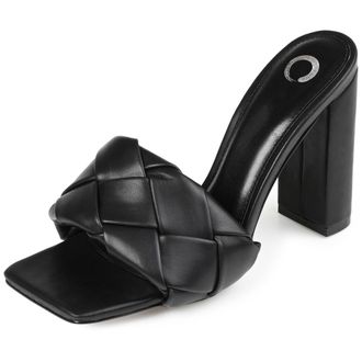 Journee Collection Womens Maysie Pump, Black, 5.5 UK