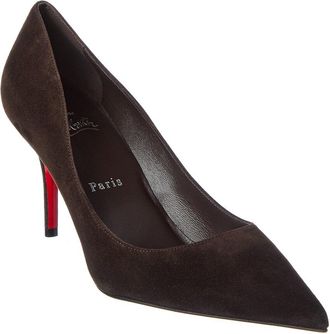 Christian Louboutin Miss Z 80 Suede Pump