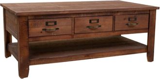Wanderlust Deco Mesa de centro de madera 120 x 66 x 48h cm